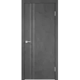 Дверное полотно Экошпон TECHNO облегченное М2 700х2000 цвет Муар темно-серый Левое/Правое VD080222