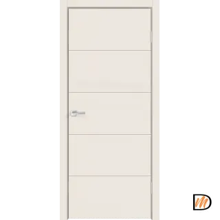 Дверное полотно Эмаль SCANDI F 800х2000 цвет Слоновая кость Левое/Правое VD1000375