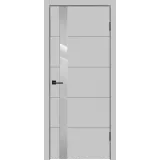 Дверное полотно Эмаль SCANDI F Z1 800х2000 цвет Светло-серый стекло Лакобель светло-серый Левое/Правое VD1000572