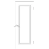 Дверное полотно Эмаль LEDO 2 4P 700х2000 цвет Белый Левое/Правое VD1001590