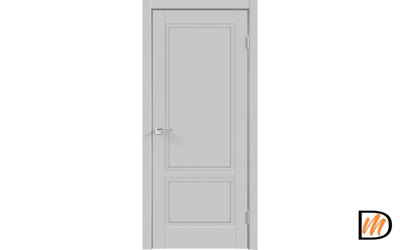 Дверное полотно Эмаль SCANDI 2P 800х2000 цвет Светло-серый Левое/Правое VD1002101