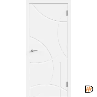 Дверное полотно Эмаль FUSION 1 900х2000 цвет Белый Левое/Правое VD1002853