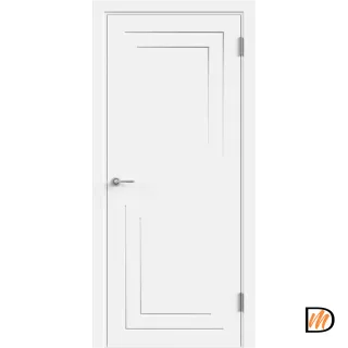 Дверное полотно Эмаль GEOMETRY 1 800х2000 цвет Белый Левое/Правое VD1002918