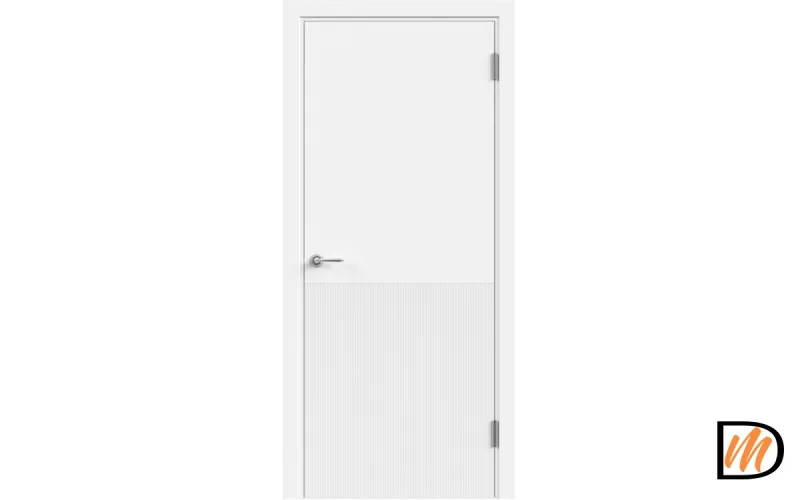 Дверное полотно Эмаль Scandi 3D 9 700х2000 цвет Белый Левое/Правое VD1003271