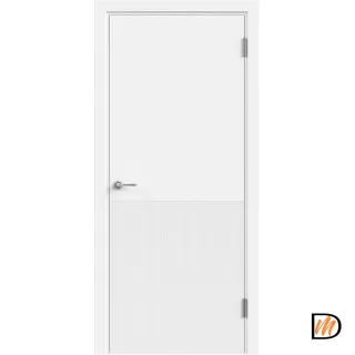 Дверное полотно Эмаль Scandi 3D 9 800х2000 цвет Белый Левое/Правое VD1003272