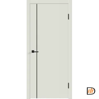 Дверное полотно Эмаль Flat M1 800х2000 цвет Светло-серый Левое/Правое VD1003584