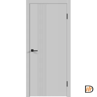 Дверное полотно Эмаль Scandi 3D 1 900х2000 цвет Светло-серый Левое/Правое VD1003733