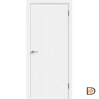 Дверное полотно Эмаль Scandi 3D 2 700х2000 цвет Белый Левое/Правое VD1004032