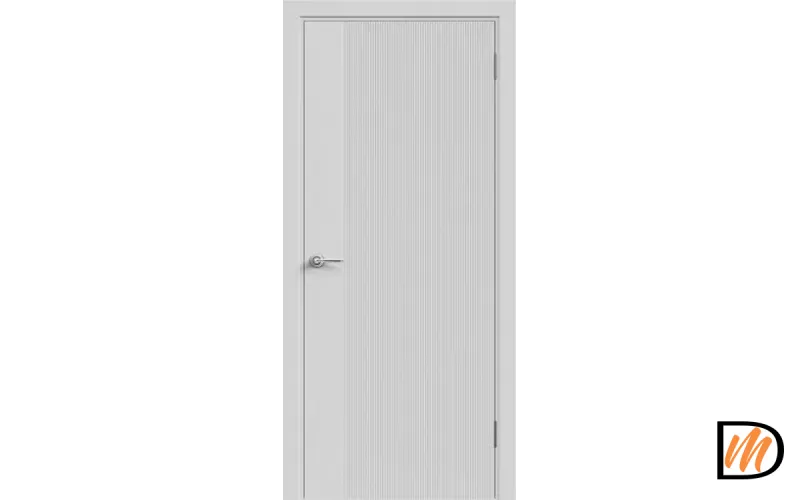 Дверное полотно Эмаль Scandi 3D 2 600х2000 цвет Светло-серый Левое/Правое VD1005098