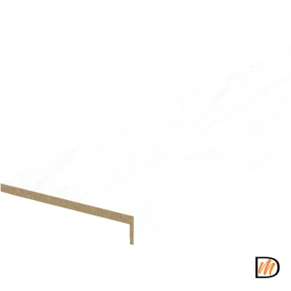 Наличник телескопический L 8мм SoftTouch цвет Ясень белый структурный 100х25х2200  VD1020181