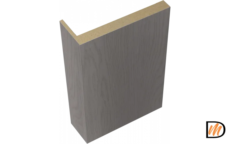 Наличник телескопический L 8мм SoftTouch цвет Ясень грей структурный 100х25х2440  VD1020186