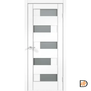 Дверное полотно SoftTouch SoftTouch PREMIER 5 700х2000 цвет Ясень белый структурный стекло Мателюкс Левое/Правое VD1030039