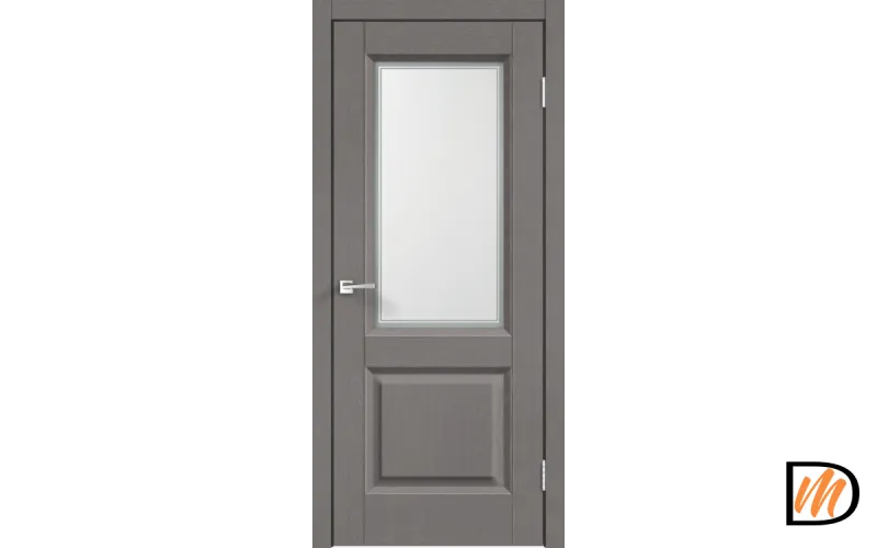 Дверное полотно SoftTouch SoftTouch ALTO 6 700х2000 цвет Ясень грей структурный стекло Мателюкс, контур №1 Левое/Правое VD1030059