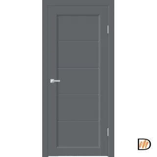 Дверное полотно EMALUX STYLE 1 со стеклом 800х2000 цвет Вулкан стекло Мателюкс Графит Левое/Правое VD1290027