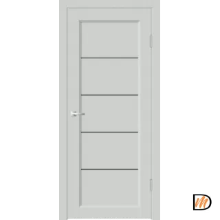 Дверное полотно EMALUX STYLE 1 со стеклом 600х2000 цвет Доломит стекло Мателюкс Графит Левое/Правое VD1290029