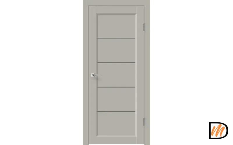 Дверное полотно EMALUX STYLE 1 со стеклом 600х2000 цвет Бежевый Агат стекло Мателюкс Графит Левое/Правое VD1291870