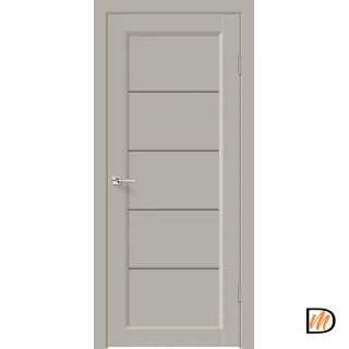 Дверное полотно EMALUX STYLE 1 со стеклом 700х2000 цвет Бежевый Агат стекло Мателюкс Графит Левое/Правое VD1291873