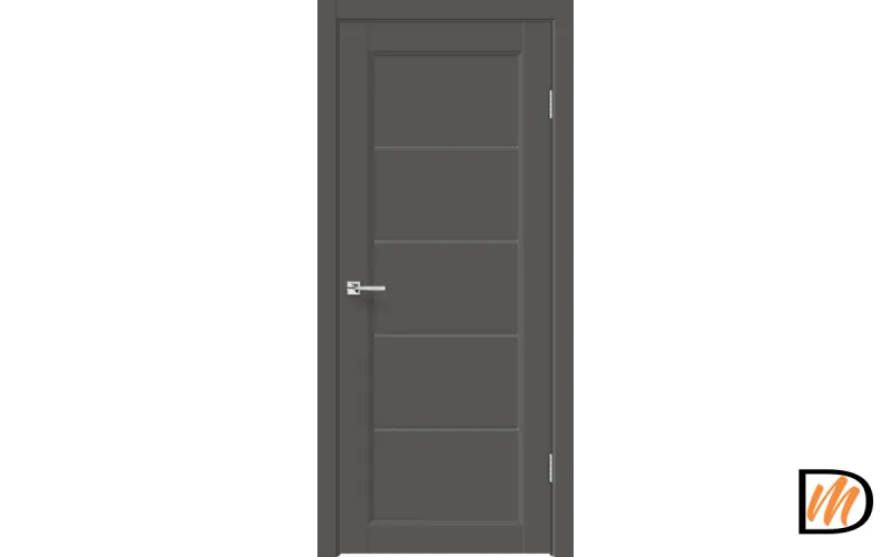 Дверное полотно EMALUX STYLE 1 со стеклом 700х2000 цвет Феникс стекло Мателюкс Графит Левое/Правое VD1291874