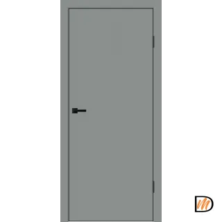 Дверное полотно EMALUX Galant глухое 700х2000 цвет Серый Агат Левое/Правое VD1300038