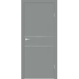 Дверное полотно EMALUX Galant H2 800х2000 цвет Серый Агат Левое/Правое VD1300133
