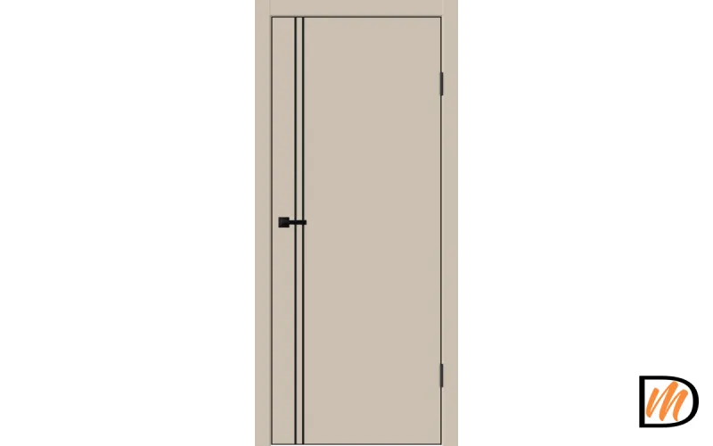 Дверное полотно EMALUX Galant M2 600х2000 цвет Кварцит Левое/Правое VD1300218