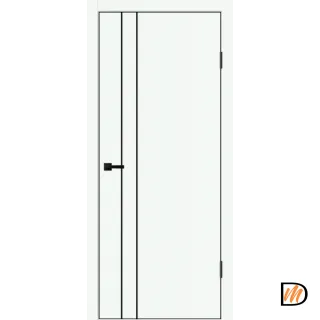 Дверное полотно EMALUX TECHNO BLACK M2 600х2000 цвет Эльбрус Левое/Правое VD1300333