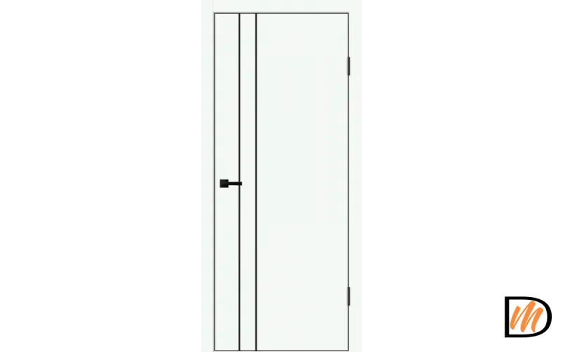 Дверное полотно EMALUX TECHNO BLACK M2 700х2000 цвет Эльбрус Левое/Правое VD1300334