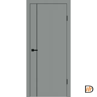 Дверное полотно EMALUX Galant FM1 600х2000 цвет Серый Агат Левое/Правое VD1301186