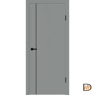 Дверное полотно EMALUX Galant FM1 700х2000 цвет Серый Агат Левое/Правое VD1301188