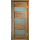 Дверное полотно Экошпон DUPLEX 12 800х2000 цвет Дуб золотой (арт. 14012) стекло Мателюкс Левое/Правое VD161566