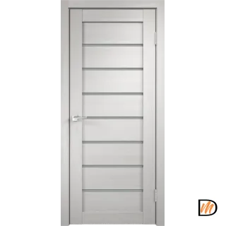 Дверное полотно 3D FLEX UNICA 1 700х2000 цвет Белый стекло Мателюкс Левое/Правое VD500090