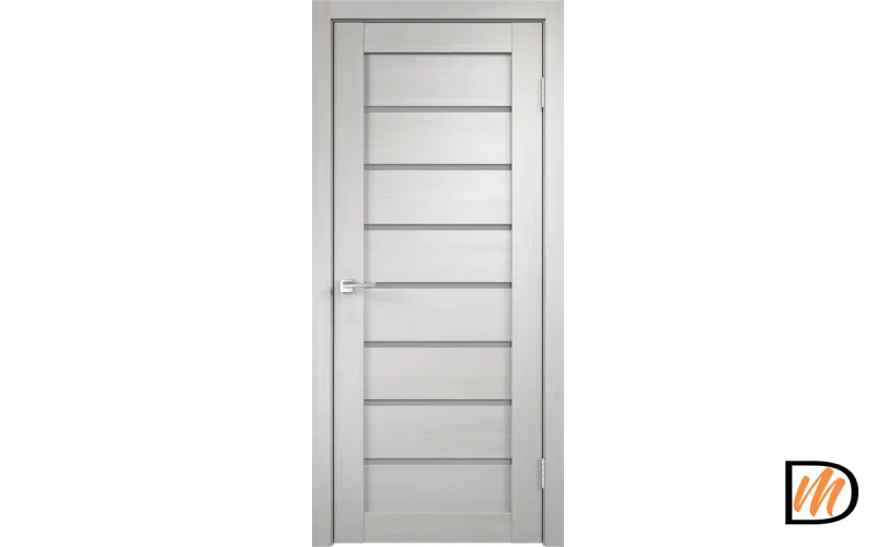 Дверное полотно 3D FLEX UNICA 1 800х2000 цвет Белый стекло Мателюкс Левое/Правое VD500091