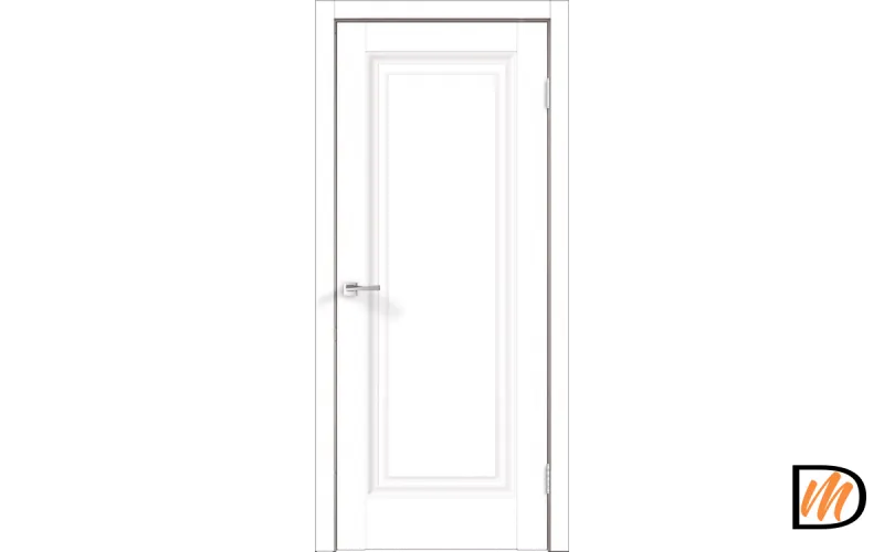 Дверное полотно Экошпон ALTO 9 глухое 900х2000 цвет Белый Эмалит Левое/Правое VD810723