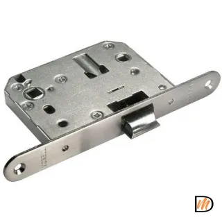 Защелка сантехническая скругленная О2070 никель матовый  MSK-9009250