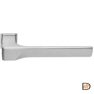 Ручка дверная FIORD-SM с невидимой квадратной розеткой хром матовый  MSK-9012733