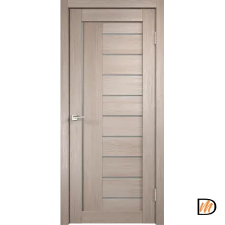 Дверное полотно Экошпон LINEA 3 700х2000 цвет Капучино стекло Мателюкс Левое/Правое VD013478