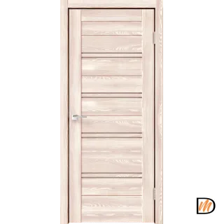 Дверное полотно Экошпон XLINE 4 800х2000 цвет Клён крем стекло Мателюкс Бронза Левое/Правое VD017463