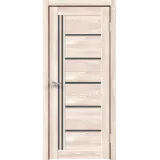 Дверное полотно Экошпон XLINE 17 900х2000 цвет Клён крем стекло Мателюкс Графит Левое/Правое VD017574
