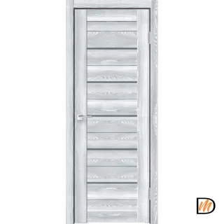 Дверное полотно Экошпон XLINE 15 900х2000 цвет Клён айс стекло Мателюкс Графит Левое/Правое VD017759