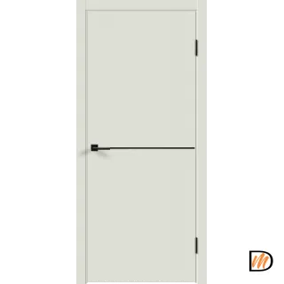 Дверное полотно Экошпон Galant H1 700х2000 цвет Светло-серый Эмалит Левое/Правое VD024075