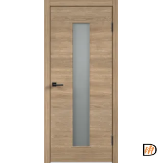 Дверное полотно Экошпон Galant L3 700х2000 цвет Дуб Европейский горизонт стекло Мателюкс Левое/Правое VD024405
