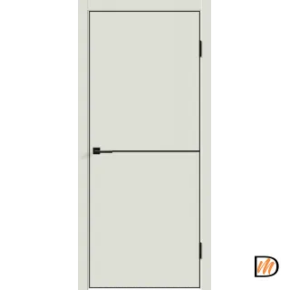 Дверное полотно Экошпон Galant H1 700х2000 цвет Светло-серый Эмалит Левое/Правое VD024892