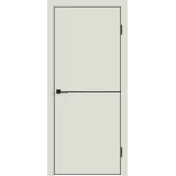 Дверное полотно Экошпон Galant H1 600х2000 цвет Светло-серый Эмалит Левое/Правое VD024893