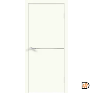 Дверное полотно Экошпон Galant H1 700х2000 цвет Молочный Эмалит Левое/Правое VD024990