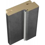 Стойка 80х38 Экошпон цвет Муар темно-серый  VD063397