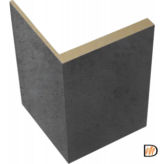 Наличник телескопический L 8мм Экошпон цвет Муар темно-серый 70х70х2200  VD064436