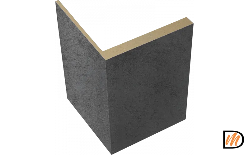 Наличник телескопический L 8мм Экошпон цвет Муар темно-серый 70х70х2200  VD064436