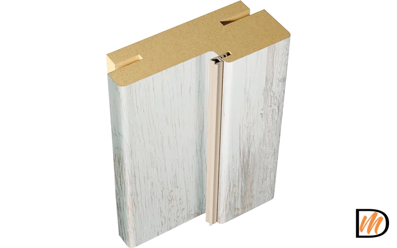 Стойка 74х26 Экошпон цвет Дуб трэвис серый  VD065068