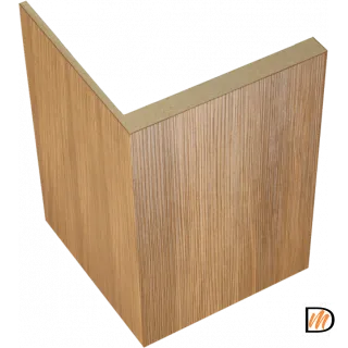 Наличник телескопический L 8мм Экошпон цвет Дуб золотой (арт. 14012) 100х25х2440  VD068940