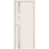 Дверное полотно Эмаль SCANDI 1 Z1 800х2000 цвет Слоновая кость стекло Лакобель слоновая кость Левое/Правое VD1000988
